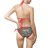 "Unapologetically Pretty Educated and Black" Bikini Swimsuit