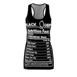 Black Queen Racerback Dress