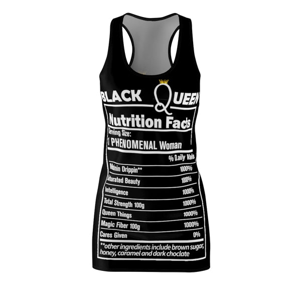 Black Queen Racerback Dress
