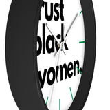 trust black women Wall clock