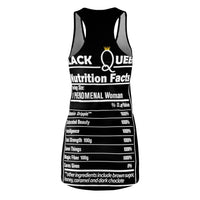 Black Queen Racerback Dress